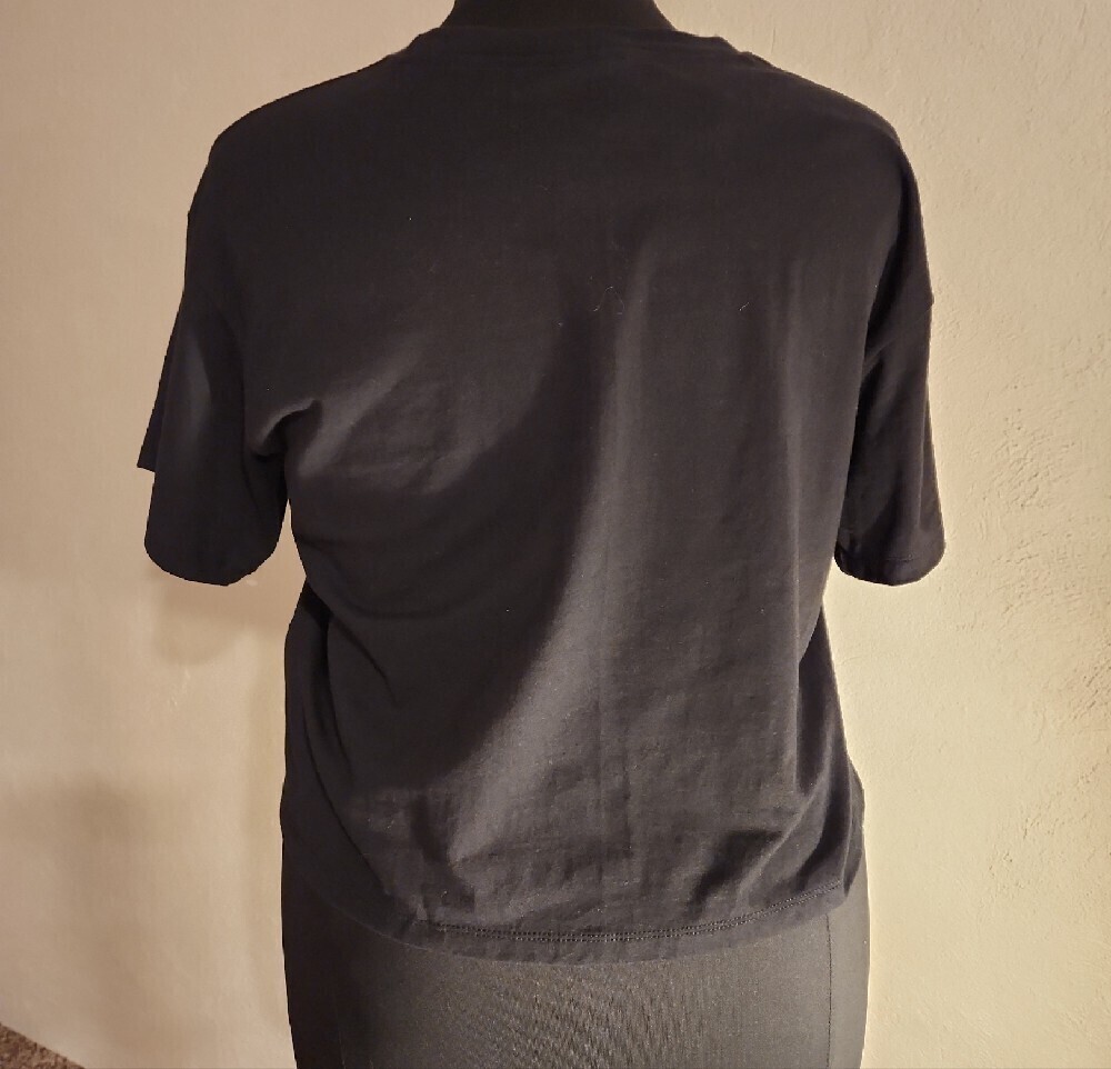 Champion Black Crop Top Women's 2XL - Picture 3 of 7